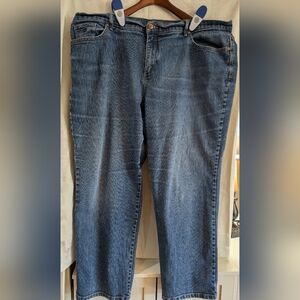 Gloria Vanderbilt Classic Straight Jeans in Dark Blue